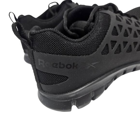 Reebok Sublite Cushion Work Slip Resistant Black Shoes Women's Size 8.5 Wide New - Picture 5 of 8